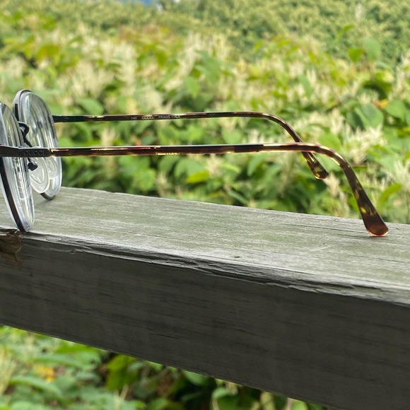 Vintage Gucci Italy Round Tortoise and Metal Prescription Lens Glasses 53 19 - Picture 11 of 11